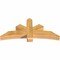 Ekena Millwork Alberta Rough Sawn Timber Gable Bracket, Western Red Cedar, 60"W x 27"H x 6"D x 6"F, 11/12 Pitch GBW060X27X0606ALB00RWR - alternate 2
